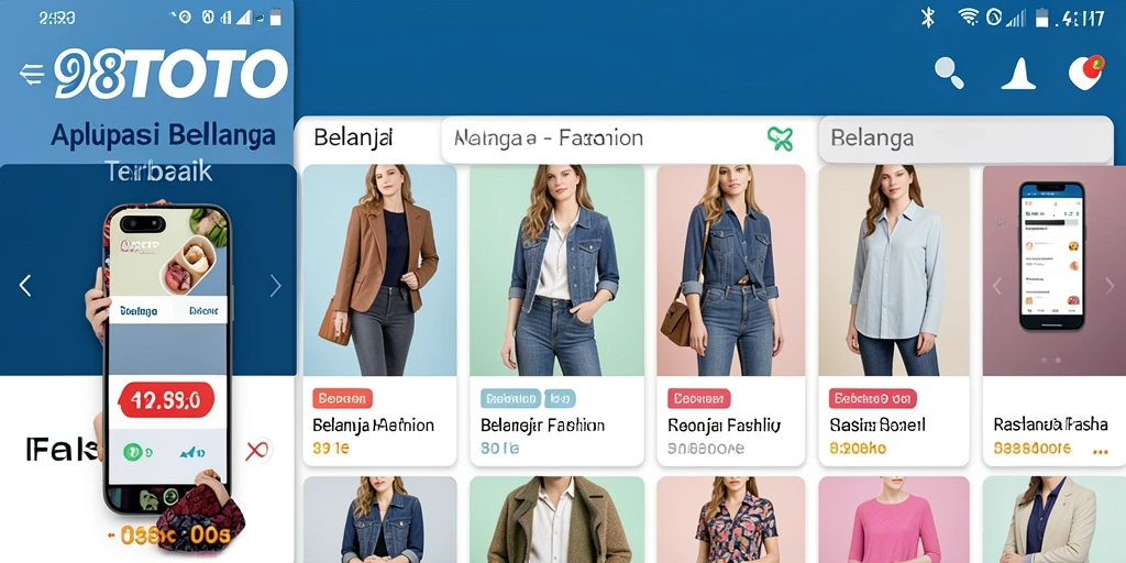 Tampilan antarmuka aplikasi 98TOTO yang modern dan user-friendly.