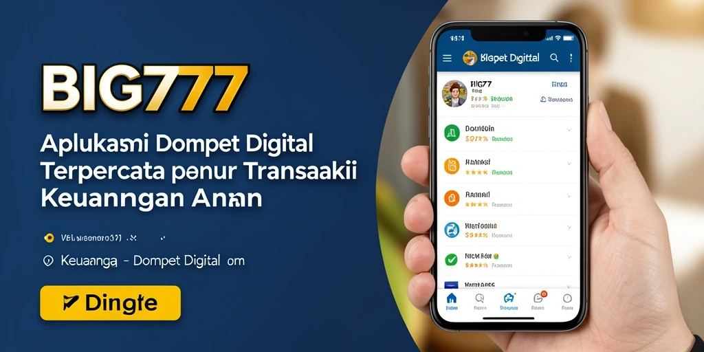 Tampilan antarmuka pengguna BIG777 yang modern dan intuitif.