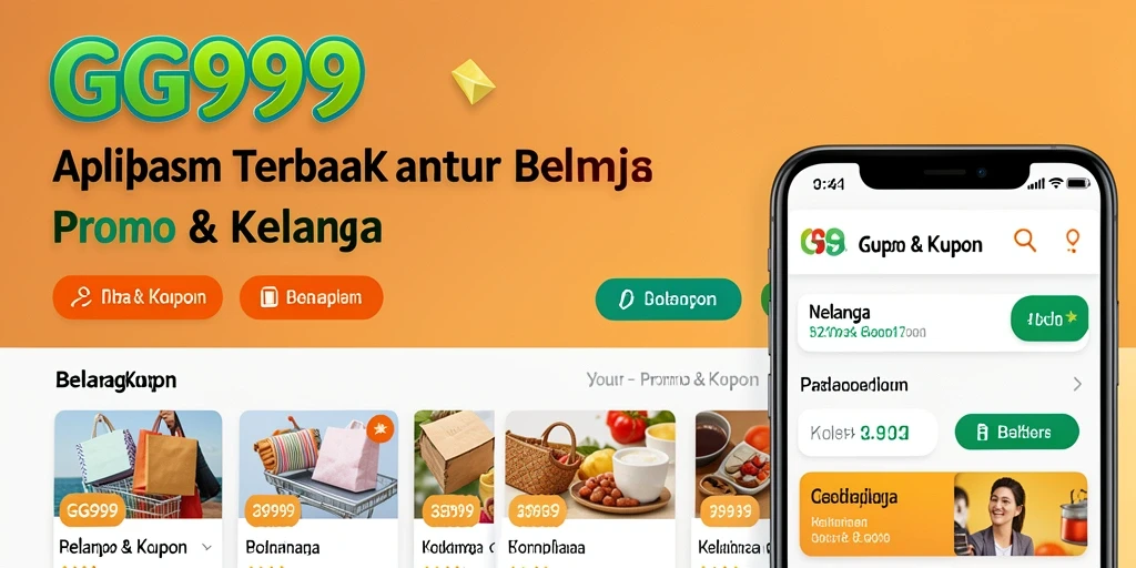 Tampilan antarmuka sederhana dan menarik dari aplikasi GG999.