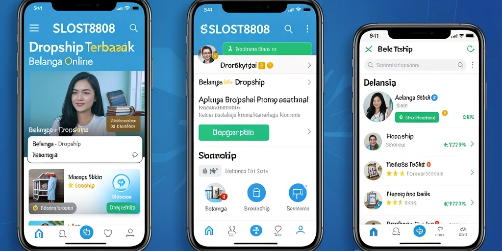 Antarmuka SLOST8808 menampilkan produk dengan jelas dan mudah dinavigasi.
