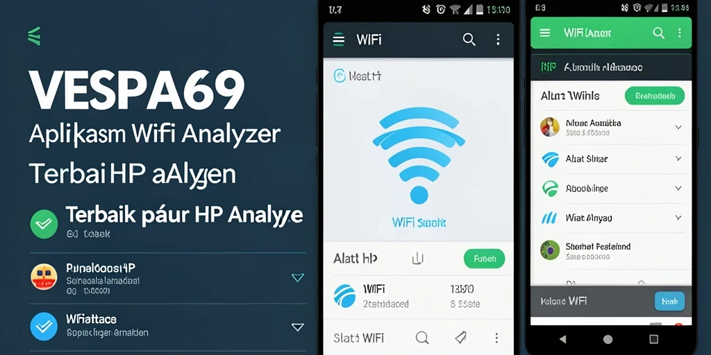 Antarmuka VESPA69 yang menunjukkan analisis jaringan WiFi secara real-time.